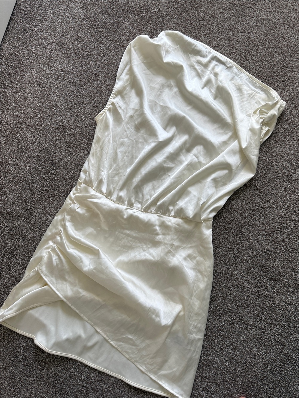 Cider Cream Satin Chemise Slip